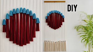 💥#EP11 | How to Make a Boho Yarn Wall Hanging with No Loom! Easy and Economic Decor in Simple Steps!