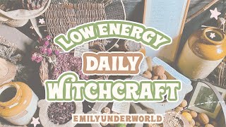 10 Low-Energy Daily Practices for Witches | Beginner Witch Tips ✨