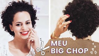 MEU BIG CHOP - 1 ANO E 6 MESES DE TRANSIÇÃO | #RESOLVICORTAR | CORTE NO SALÃO BELEZA NATURAL