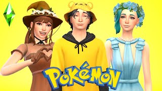 Pikachu, Eevee And Squirtle [Pokémon] : Sims 4 I Create a Sim