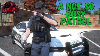 A Not so Busy Patrol in GTA RP - RedlineRP