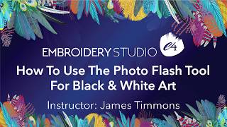 How To Use The Photo Flash Tool For Black & White Art (Short)