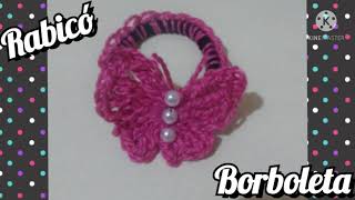 rabico em croche borboleta #crochet