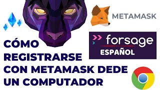 Cómo crear una Cuenta Nueva en FORSAGE | Contrato Inteligente | con Metamask Wallet en Google Chrome