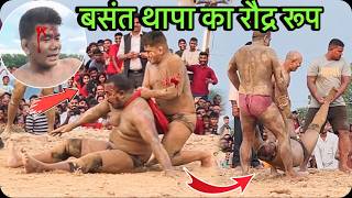 बसंत थापा की नई कुश्ती 2024 | basant thapa ki new kushti dangal | thapa ki kushti