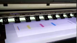 Uvink brand Solvent ink for Konica 35pl: Nozzle check after printing: