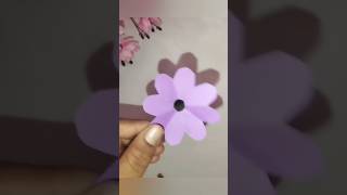 paper flower cutting #shorts #papercutting #flowerscraft