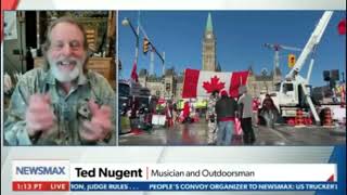 Ted Nugent Supports The Truckers And Shares His Thoughts On Trudeau