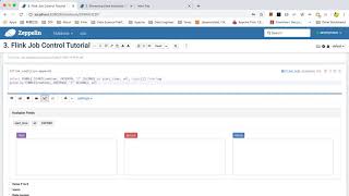 Flink Development Platform: Apache Zeppelin - Part 10  Streaming Data Analytics Append mp4