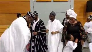 Watch  Nigerian High Comm to the UK,  Amb. Sarafa Tunji Isola, do the Famous Tiv Dance!