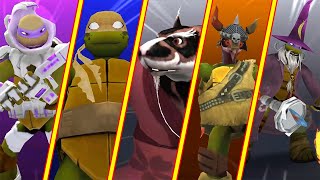 TMNT Legends Splinter, Donnie Space, Mikey Vision Quest, Donnie Larp, Raph Larp