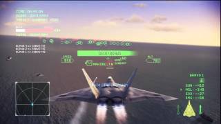 Ace Combat Infinity: Emergency Sea Strike - FB-22 First Online Flight