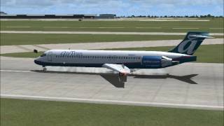 Airtran 717 landing