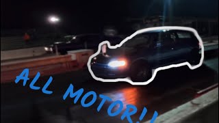 300HP B20V EG vs 300HP K Series EG!!! (ALL MOTOR)