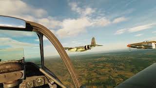 Formation flying in a P-51... in DCS (VR RTX 4090)