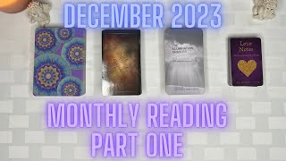 December 2023 Monthly Predictions Love Reading Part One: Sagittarius, Aries - Leo