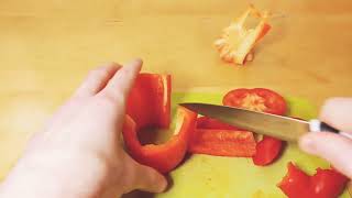 How To Cut a Bell Pepper EVEN MORE EFFICIENTLY