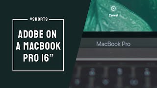 #Shorts Adobe Creative Cloud on a MacBook Pro 16"