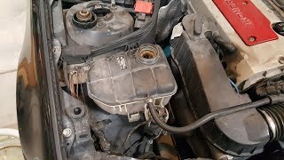 Mercedes w203 m111 Radiator Flush (blown head gasket, oil in the water)