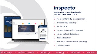 INSPECTO remote inspection, SaaS solution, control, audit