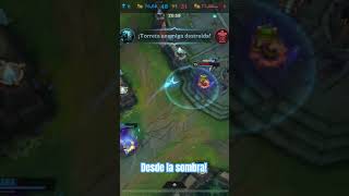 Retirada táctica #teamfights #wildrift #shortvideo #shorts #short #leagueoflegends #leagueofleyends