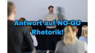 Wie reagierst Du auf No-Go Rhetorik? So konterst Du souverän und schlagfertig!