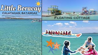 LITTLE BORACAY in Batangas! Floating Cottage | Sandbar, Starfish Island | Food Hug: The Fam Vlog