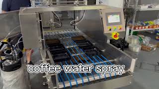 Coffee water spray machine spray french suggar water egg liquid to cake, bread and croissant