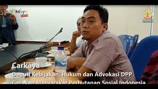 Aksi Petani Hutan Menginap Di Gedung KLHK Di Lanjut Rapat Mediasi