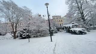 Snowfall In Czech Republic - Czech,Teplice Dnes Hodne Snížil 🙀🙀2023