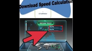 How to calculate download speed (In Telugu)