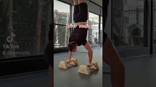 Best Exercise with paralletes #shorts #calisthenics #muscleup #planche #pullups #streetworkout