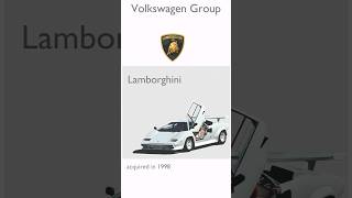 Which car brands are owned by Volkswagen?