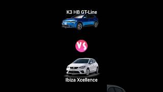 Kia K3 HB vs Seat Ibiza (versiones tope)... #kia #k3 #seat #ibiza #automoviles #comparacion #mexico