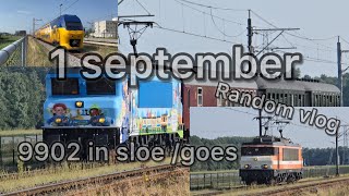 #treinleven 1 september vlog 9902 te sloe/ Goes UNIEK