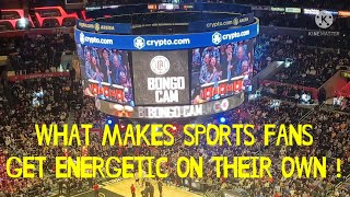 What Makes Sports Fans Get Energetic on Their Own l NBA GAME I Crypto Arena I Los Angeles