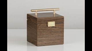 Zen 03 - Jewelry Box Small - Ombre Home Wooden Jewelry Box