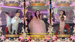 Sweet 16 Party Ideas, GRAND ENTRANCE, Photo Booth Rental Los Angeles, 360 Photo Booth