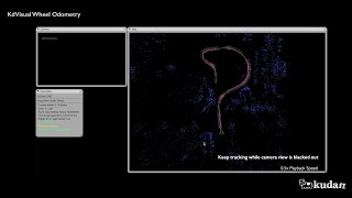 Kudan Visual SLAM:  Wheel Odometry integration