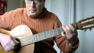 Moonlight Shadow - for solo guitar