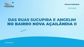 VEREADORES ODACY MIRANDA DENES PEREIRA E THAIS BRITO AGRADECEM A PAVIMENTAÇÃO  NO NOVA AÇAILÂNDIA II