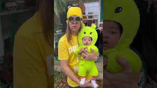 Minion and alien Halloween hangout! #shorts #papa #grandson #minion #alien #halloween