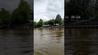 Praça do Rio Iguaçu - São Mateus do Sul #natureza #pesca #barco