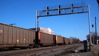 BNSF Executive Macs Lead A Coal Drag Through Brookfield,Illinois