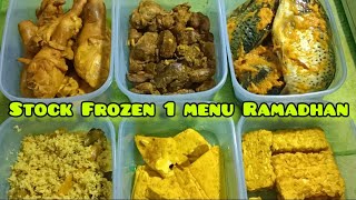 Menu praktis dan enak,stock Frozen Menu Ramadhan#resepmasakan#menuramadhan