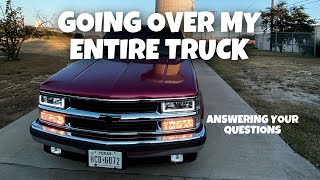 ANSWERING MOST ASKED QUESTIONS ABOUT MY OBS CHEVY #obschevy