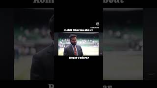 Rohit Sharma about #rogerfederer #wimbledon