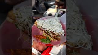 Famous Wafer Sandwich of Mumbai | 3 Layer Veg Sandwich | Indian Street Food #streetfood