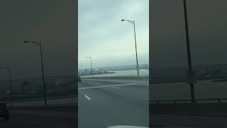 Relaxing Driving Tour | Highway QEW to Niagara Falls At Skyway Bridge