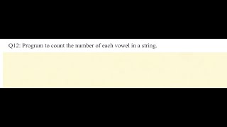 Python program to count number of each vowel in a string.